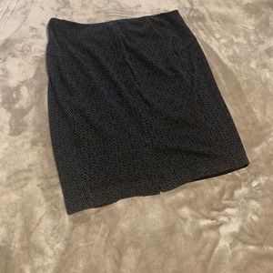Black Chevron skirt
